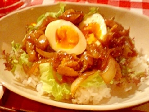 カフェ風☆照り焼きチキン丼